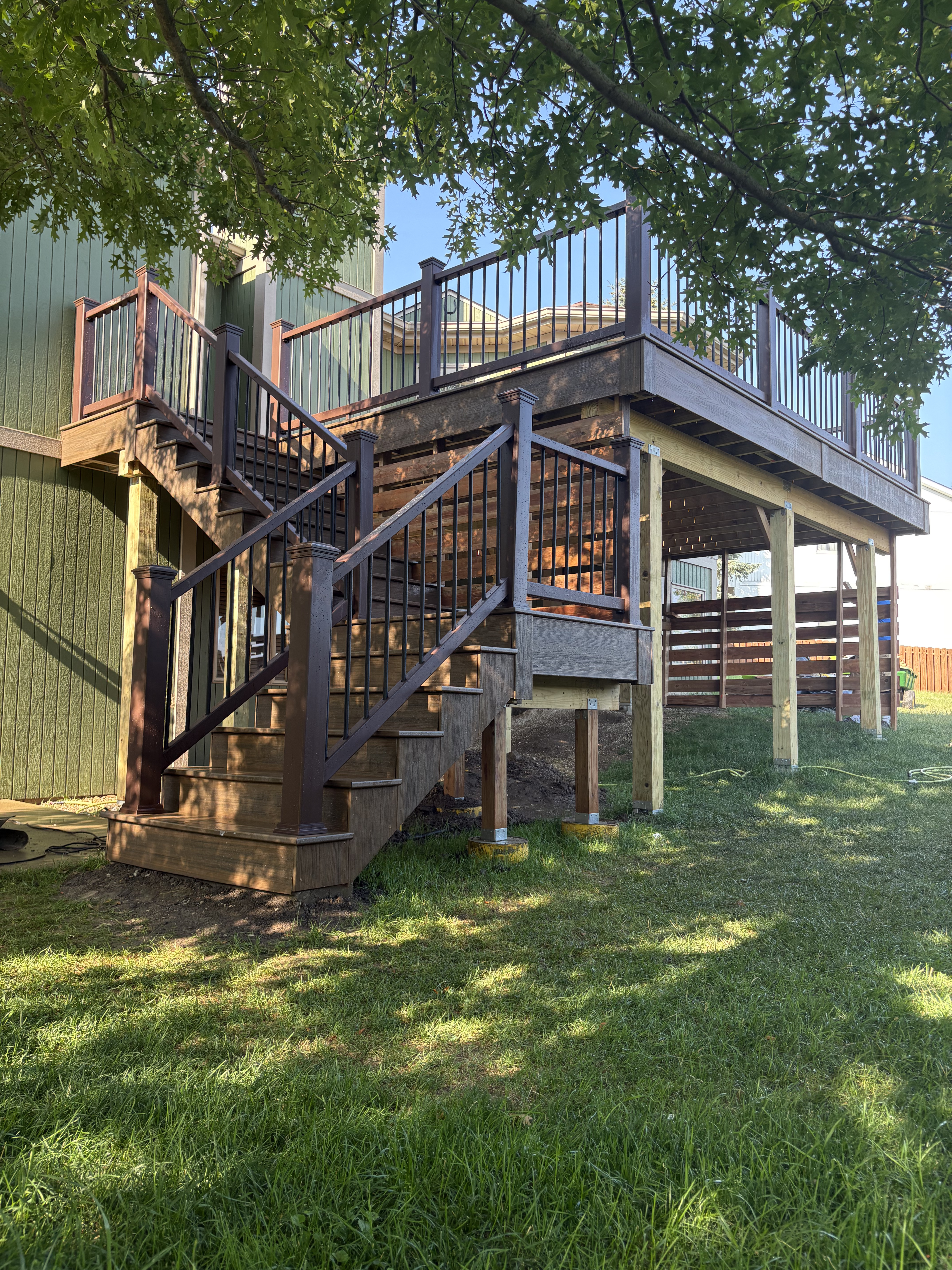 Beautiful custom composite deck